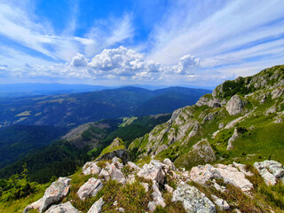 Mountain View in the Carpathians