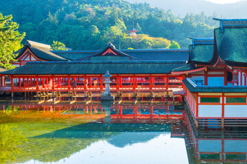 Canvas Print - 厳島神社の廻廊