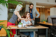 © lithiumphoto - Young business people discussing some problem in strategy in office