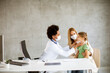 © BGStock72 - Mother with his little daughter at the pediatrician examination