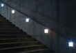 © Mint Images - Set of Steps, stairway, enclosed underpass with lighting panels