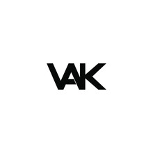 Vak Letter Original Monogram Logo Design