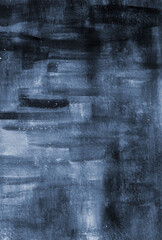 Wall Mural - Abstract Indigo Blue Watercolor Texture Background
