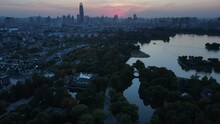 Aerial Photography Of Jinan City In China