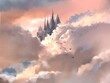 © NORIMA - European beautiful castle and clouds and sunset