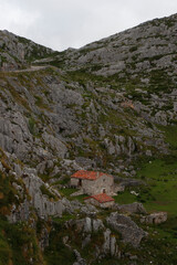 Sticker - Mountainous landscape in Cantabria, Spain