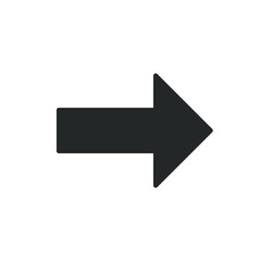 Wall Mural - arrow icon. direction control button. menu navigation pointer symbol. web interface and application 