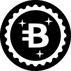 Sticker - 
Bitcoin, the first decentralized digital currency 
