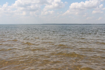 View of the sea horizon. Sea and sky