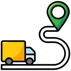 Sticker - Driving Route 