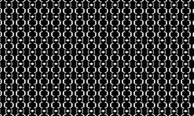  black and white pattern of horizontally arranged elemens.