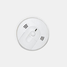Smoke And Carbon Monoxide Alarm Isolated On A White Background