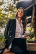 © eastwest photo - business woman on a coffee break