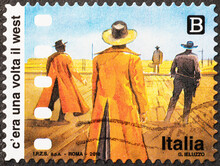 Movie Once Upon A Time In The West On Postage Stamp