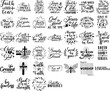 Collection of Christian phrases, slogans or quotes