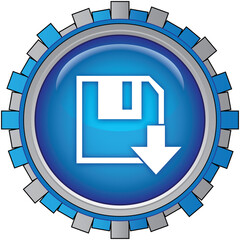 Sticker - download icon