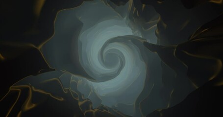 Wall Mural - Abstract Tunnel Journey Animation. Perfectly Looping. Smooth 4K Background Animation.