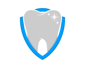 Sticker - Clean teeth inside the blue shield