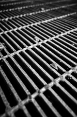 metal grid background