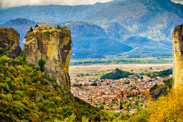 Wall Mural - Monastery of the Holy Trinity i in Meteora, Greece