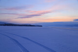 Fototapeta Dziecięca - Colorful sunset in Small Sea of Lake Baikal