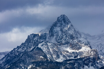 Wall Mural - Clouds and Peaks, Grand Teton National Park, Wyoming, Usa, America