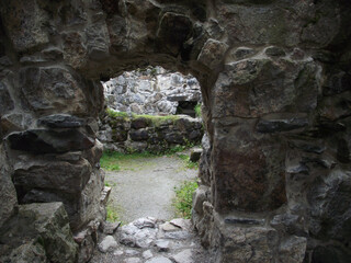 doorway in the old castle