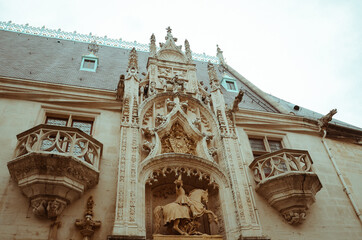 Wall Mural - NANCY, FRANCE - Oct 19, 2020: Beautiful detail shot of the church in nancy