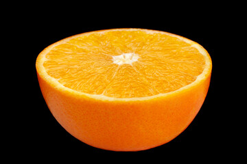 Wall Mural - Ctrus fruit orange on black