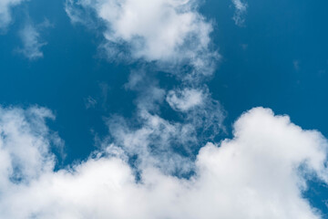 blue sky with clouds