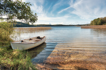 Naklejka na meble Fishing boat - Radasjön, Mölndal - Sweden