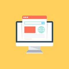 illustration about programming, coding and web development