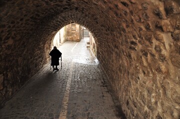 Wall Mural - walking in the city