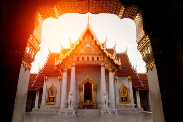 Wat Benchamabophit or Marble Temple is an ancient and beautiful temple located in Bangkok, Thailand.