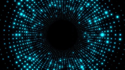 Wall Mural - glowing light countdown numbers animation video