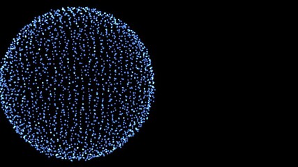 Amazing dark blue world globe planet 4k UHD