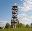 © Mint Images - A metal structure, a communications tower.