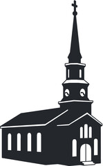 illustration of church