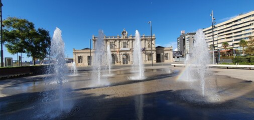 Fuente de la Plaza de la Casa del Mediteraneo