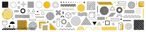 Set of 100 geometric shapes...