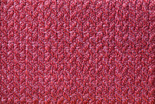 Dark Red Wicker Textile Background. Structure Of The Purple Woven Fabric