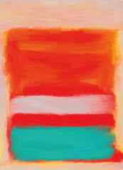 Abstract Rothko Oil Color Painting Design