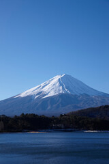 Poster - 河口湖から望む富士山