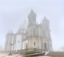 Wall Mural - The Sanctuary of Our Lady of Sameiro near Braga in Portugal