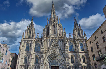 Cathedral of Barcelona in Spain