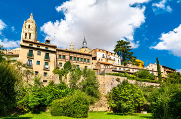 Wall Mural - View of Segovia with the Cathedral. UNESCO world heritage in Spain