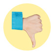 © French Anderson Ltd/Stocksy - Thumbs Down Emoji