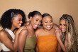 © B. Alyssa Trofort/Creative Flame - Studio portrait of four beautiful black female friends