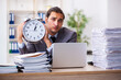 © Elnur - Workload male employee in time management concept
