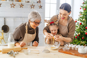 Cooking Christmas cookies